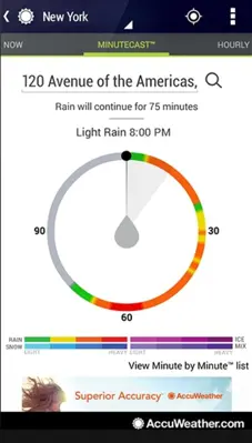 AccuWeather android App screenshot 1