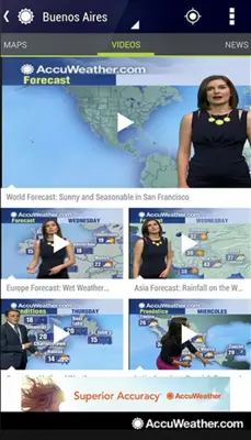 AccuWeather android App screenshot 4